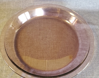 Pyrex Cranberry Originals Pie Pan, Pyrex Cranberry Pie Pan, Amethyst Pie Plate by Pyrex, 9 in.