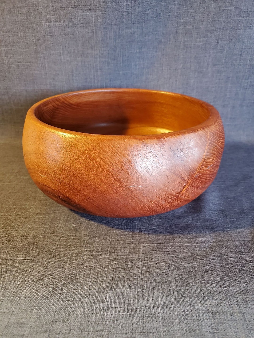 Vintage Teak Wood Bowl, 9 X 4 In. goodwood Teak Wood Salad Bowl From