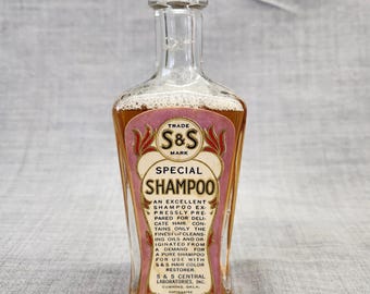 Antique "Special Shampo" by S & S, Antique Cosmetics