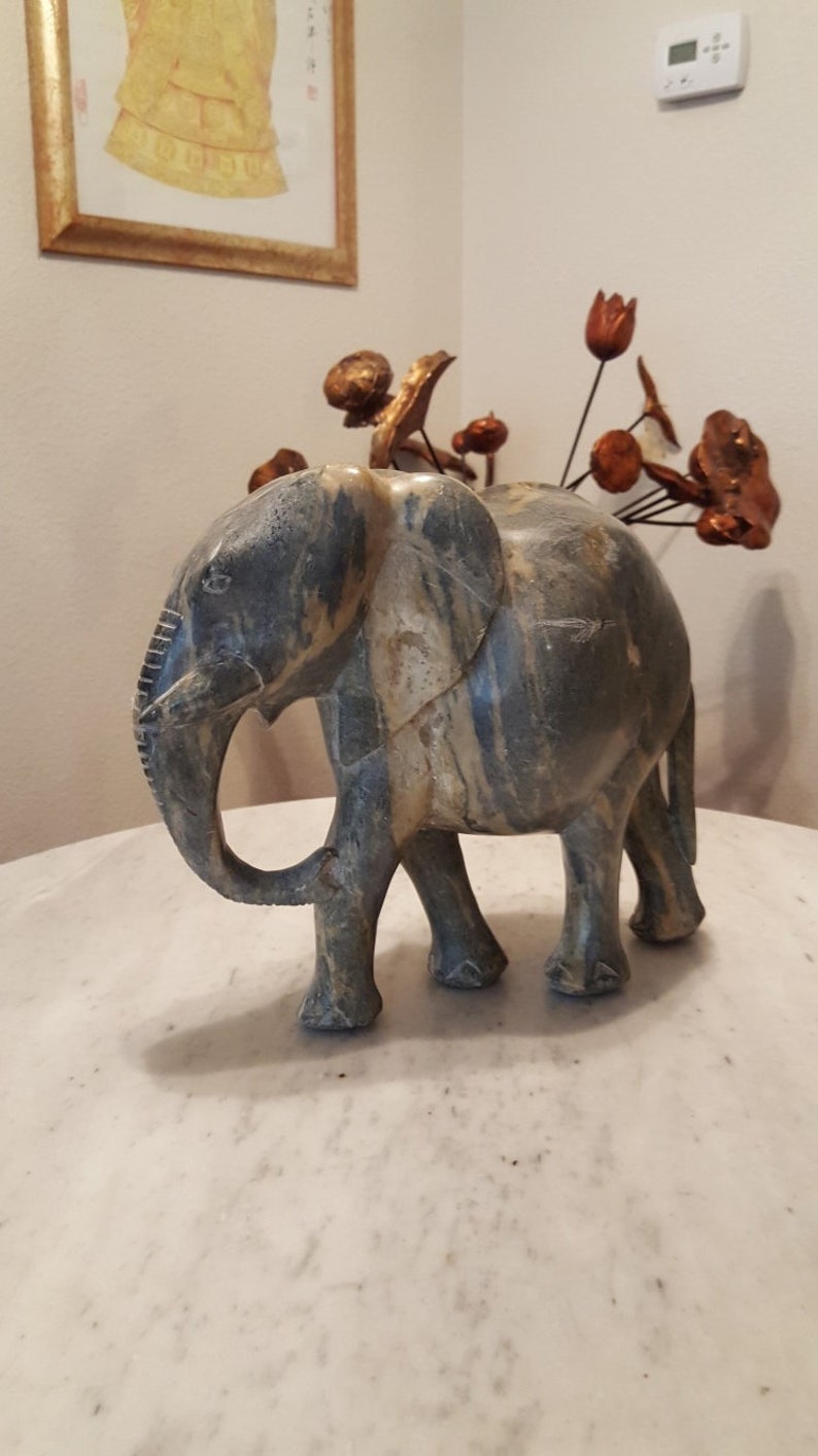 African shona soapstone sculptures from zimbabwe elephant etsy African shona soapstone sculptures from zimbabwe elephant etsy