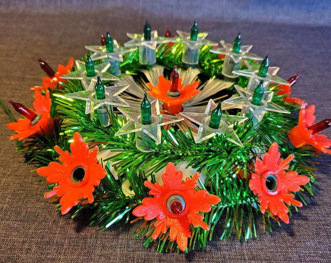 Vintage Christmas Tree Topper, Vintage Christmas Lights, Vintage