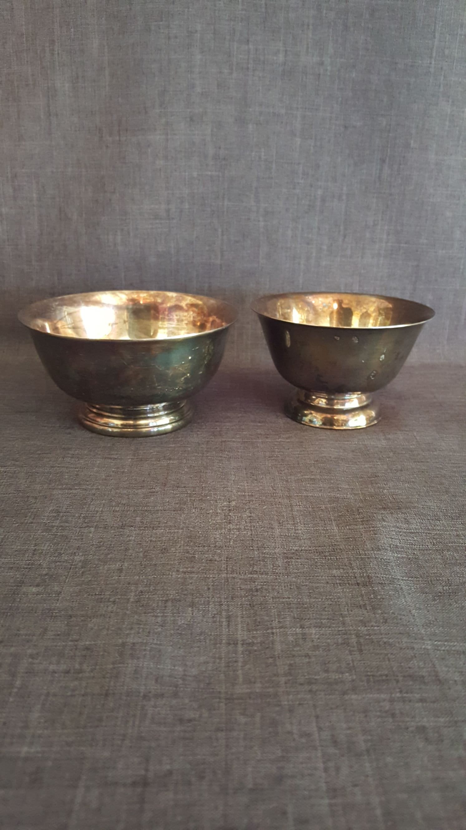 /"GORHAM/" silver plate bowl Silver on copper 6 1//2 across Top quality