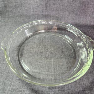 Pyrex Originals Clear Pie Pan, Pyrex Pie Pan 10 in. Pyrex Clear Pie Baking Plate, Pyrex Originals