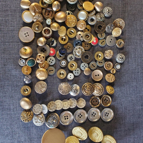 Brass Buttons Etsy