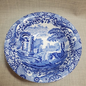 Copeland Spode Blue Italian Serving Bowl, Spode Blue & White 9 1/2 in. Bowl, Blue Italian Serving Bowl