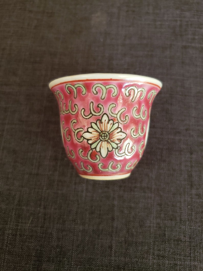 Set of 12 Tiny Chinese Tea or Skae Cups Small Porcelain Sake Etsy