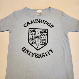 Vintage Kids Cambridge University Shirt, Vintage Cambridge T-Shirt, Small Size
