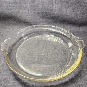 Pyrex Originals Clear Pie Pan, Pyrex Pie Pan 10 in. Pyrex Clear Pie Baking Plate, Pyrex Originals