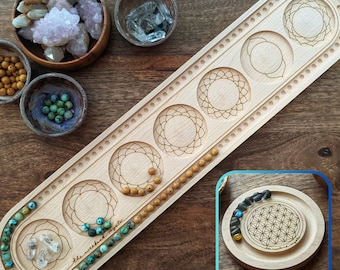 Bundle: Chakra Mala-Making Board & Flower of Life Bracelet Design Board