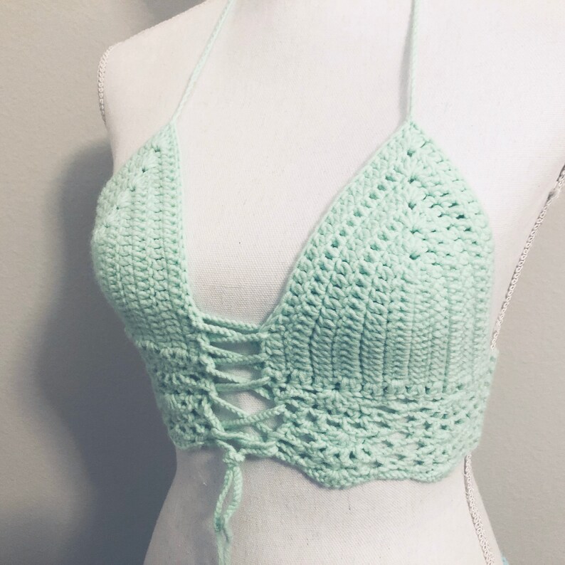 Crochet bikini top Etsy