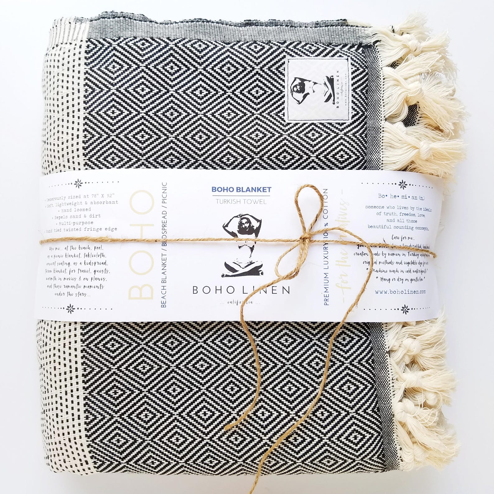 BOHO BLANKET Turkish Blanket Turkish Towel Bedspread Etsy