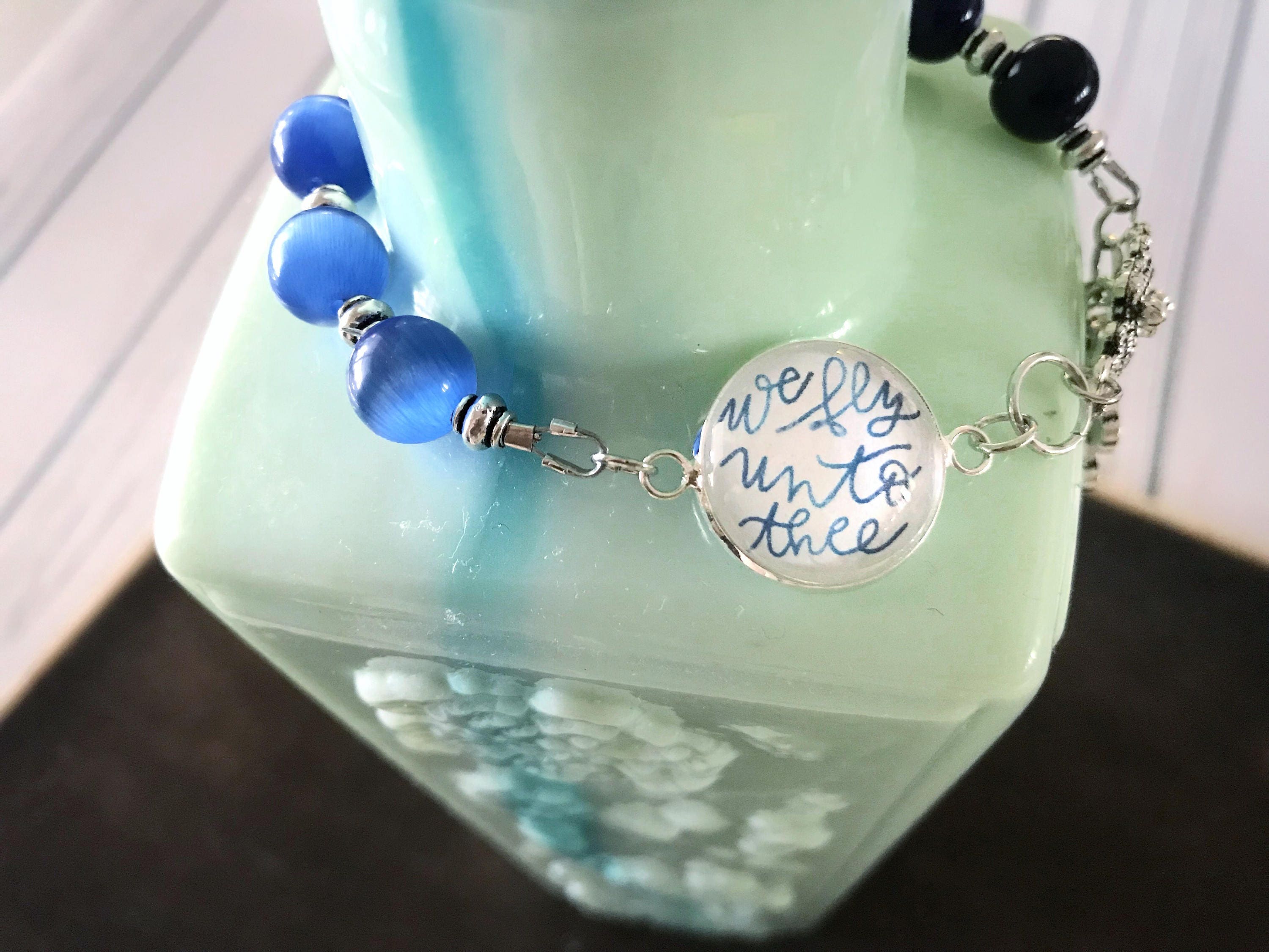 Catholic Bracelet * Catholic Jewelry * Memorare Novena * Flying Novena