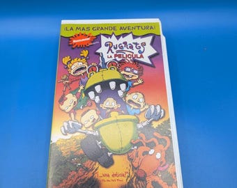 Rugrats La Pelicula (Rugrats Movie) VHS 1999 Nickelodeon Clamshell Español RARE