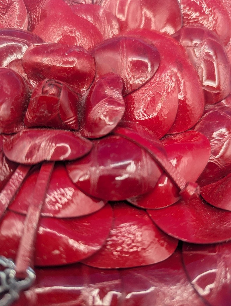 Brighton Handbag Red 9.5L” X 6”H X 2”W image 3