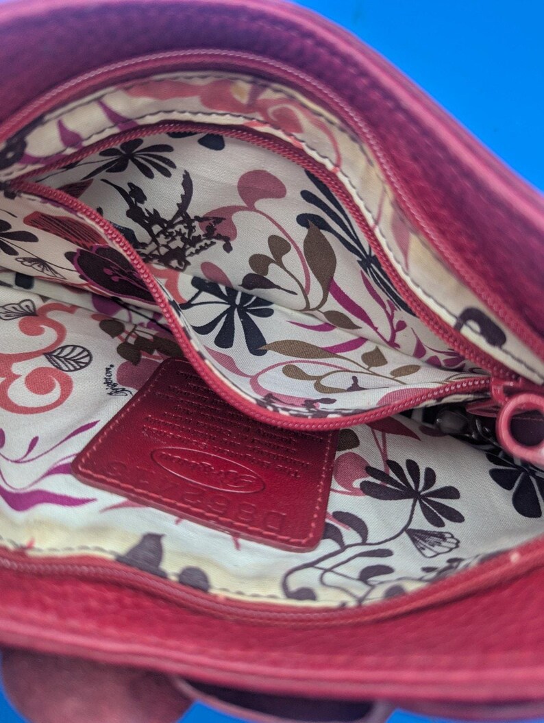 Brighton Handbag Red 9.5L” X 6”H X 2”W image 9