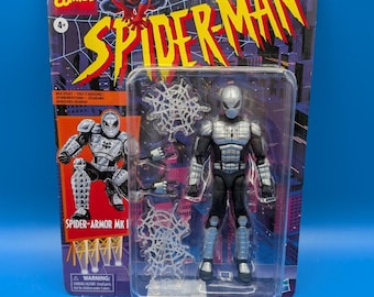 Marvel Legends Series Spider-man Retro Spider-Armor Mk 1 Spider-Man 6"