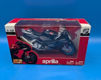 Maisto Bike Me 1:12 Diecast Aprilia RSV 1000 Motorcycle New In Box