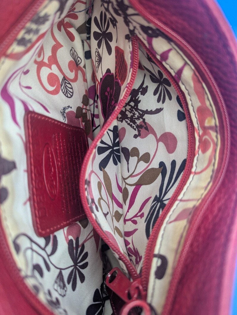 Brighton Handbag Red 9.5L” X 6”H X 2”W image 10