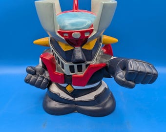 Hucha de vinilo blando de Mazinger Z - Ranura trasera para monedas - Súper rara