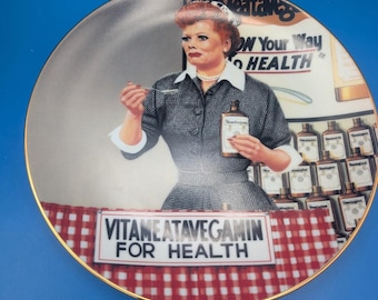 Vintage 1989 I Love Lucy Limited Hamilton It's Just Like Candy Jim Kritz Plate