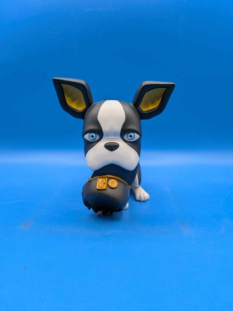 Figura de juguete SOFVIMATES de Iggy de JoJo's Bizarre Adventure Stardust Crusaders de Bandai imagen 1