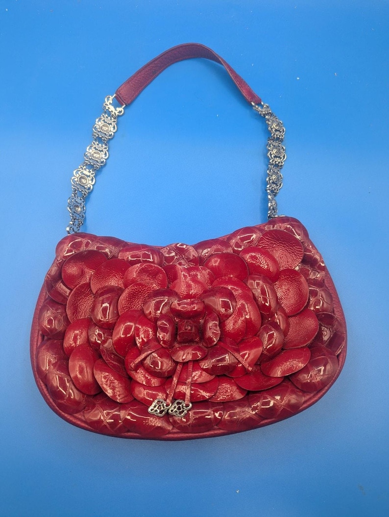 Brighton Handbag Red 9.5L” X 6”H X 2”W image 1
