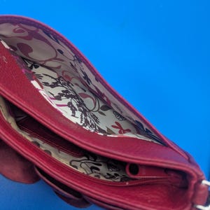 Brighton Handbag Red 9.5L” X 6”H X 2”W image 8