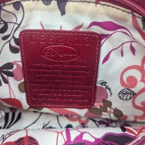 Brighton Handbag Red 9.5L” X 6”H X 2”W image 11