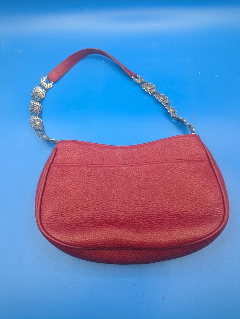Brighton Handbag Red 9.5L” X 6”H X 2”W image 5