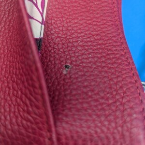 Brighton Handbag Red 9.5L” X 6”H X 2”W image 7