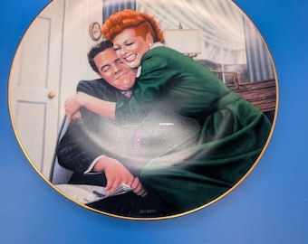 I Love Lucy The Big Squeeze Hamilton Collection Plate