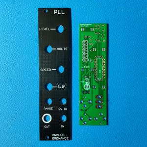 PLL DIY PCB/Panel Eurorack 6HP - Analog Ordnance Phase Lock Loop