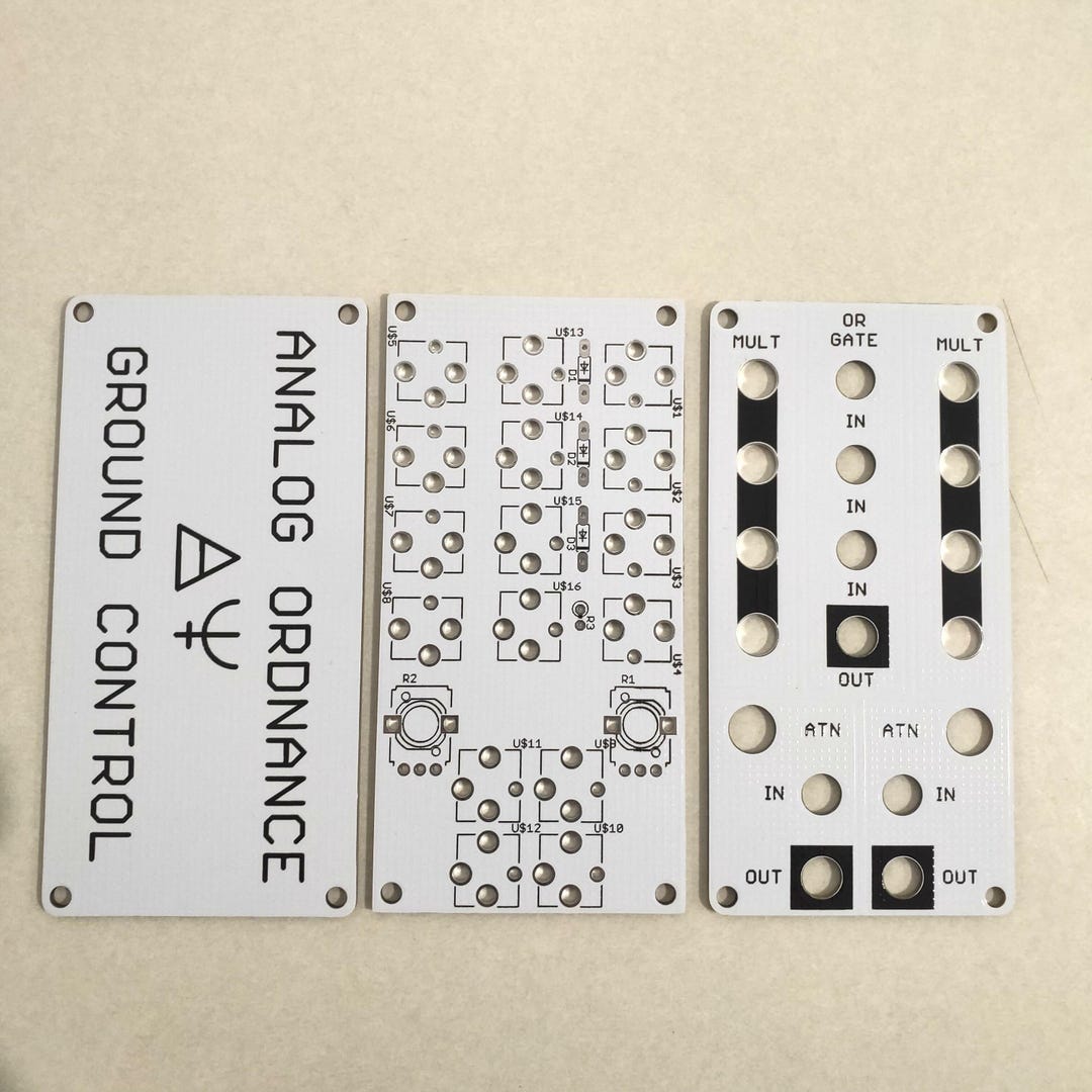 Ground Control (alpha) DIY PCB Set - 3.5mm Passive Utility - Analog ...