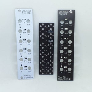 Diviseur de tension PCB + panneau - Eurorack DIY 6HP