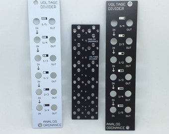 Spannungsteiler Platine + Panel - Eurorack DIY 6TE