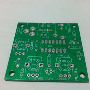 Minitari Punk Console DIY PCB - Analog Ordnance noise lo-fi synth