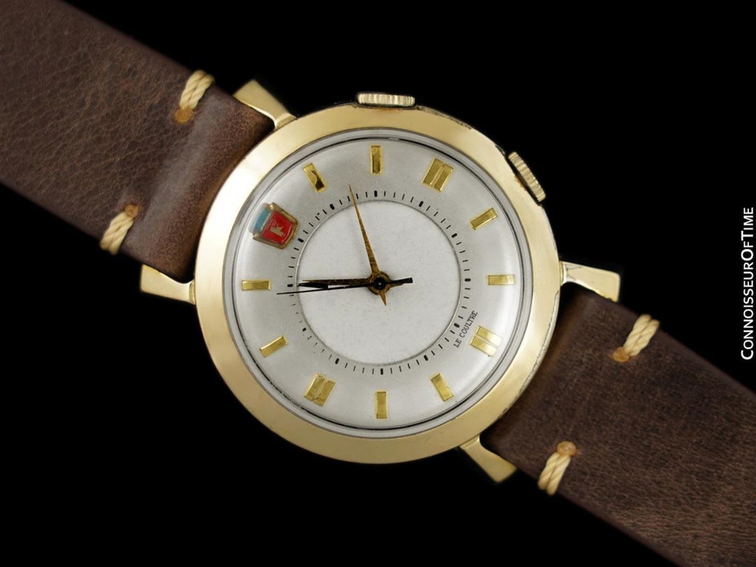 1955 Jaeger-LeCoultre Memovox Alarma de muñeca vintage para hombre, bañada  en oro de 10 quilates Ford Motor México