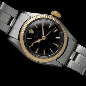 1962 Rolex Oyster Perpetual Ladies 2-Tone Vintage Watch - Stainless Steel & 18K Gold