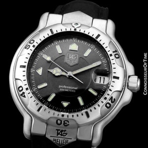TAG Heuer Professional 6000 Mens Full Size Divers Watch - Stainless Steel - WH1112