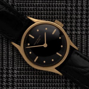 1910&#39;s Patek Philippe Vintage Calatrava Pre-ref. 446 Mens Midsize Watch - 18K Gold