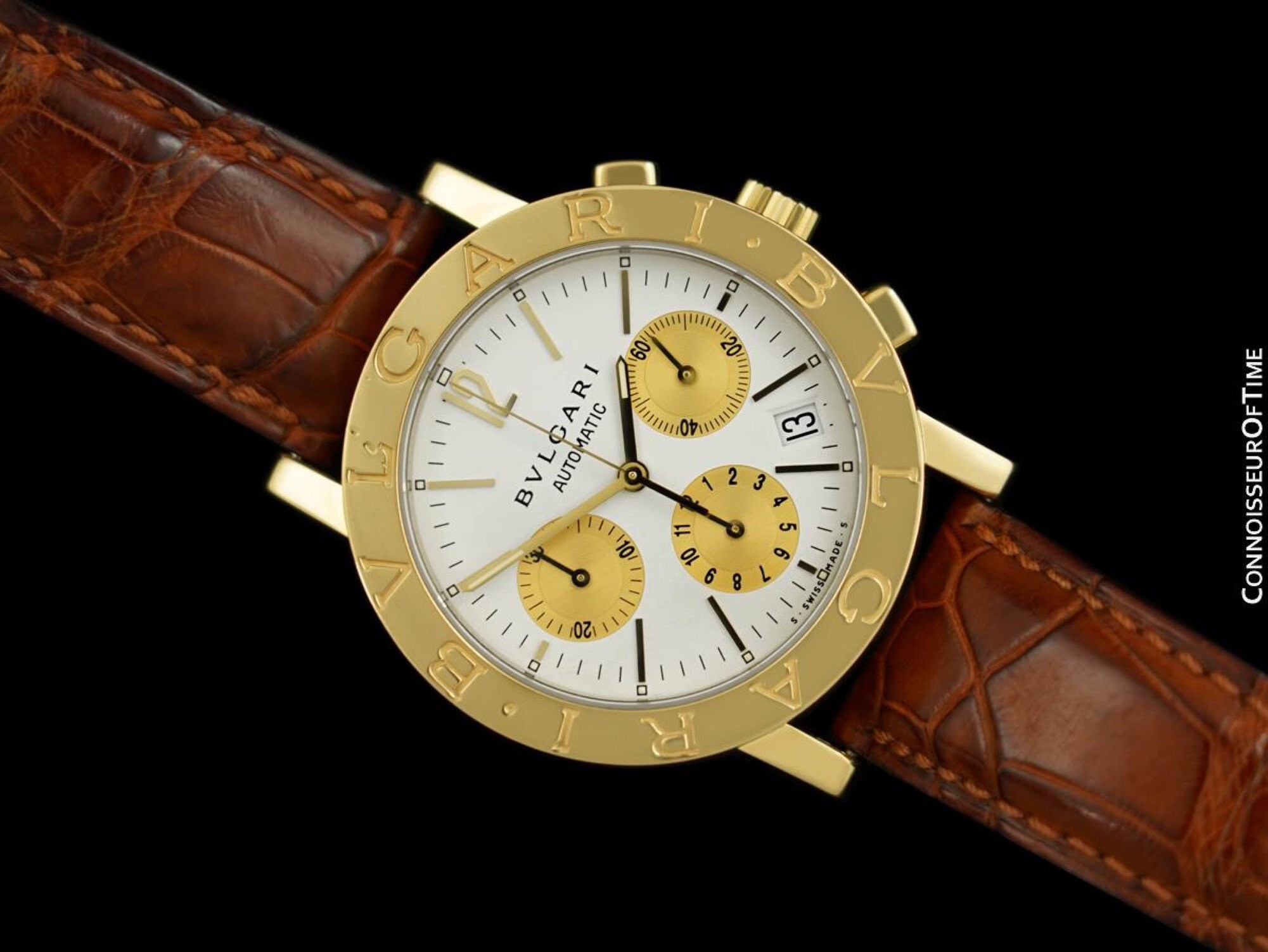 Bvlgari automatic top chronograph watch
