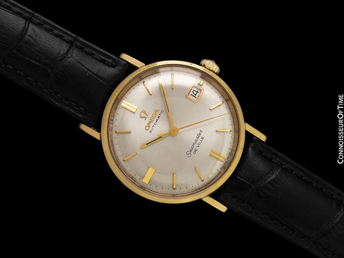 14k gold omega watch - Etsy 日本