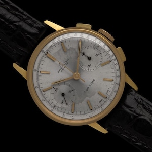 1966 Breitling Top Time Vintage Ref. 2003 Mens Chronograph Watch - 18K Gold Plated & Stainless Steel