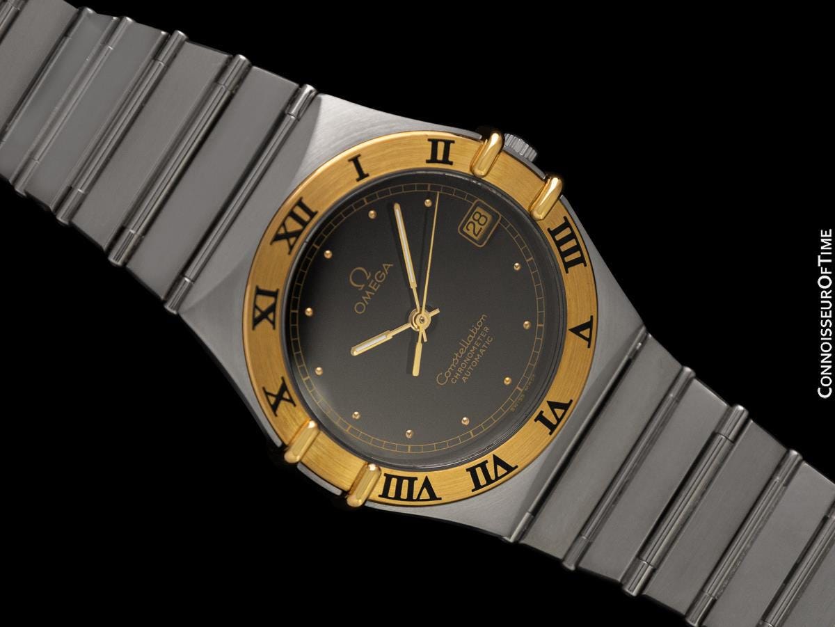 Omega constellation 18k gold watch - Etsy 日本