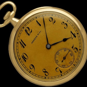 1912 Patek Philippe Shreve and Co. and Antique Mens 44mm Pocket Watch - 18K Gold