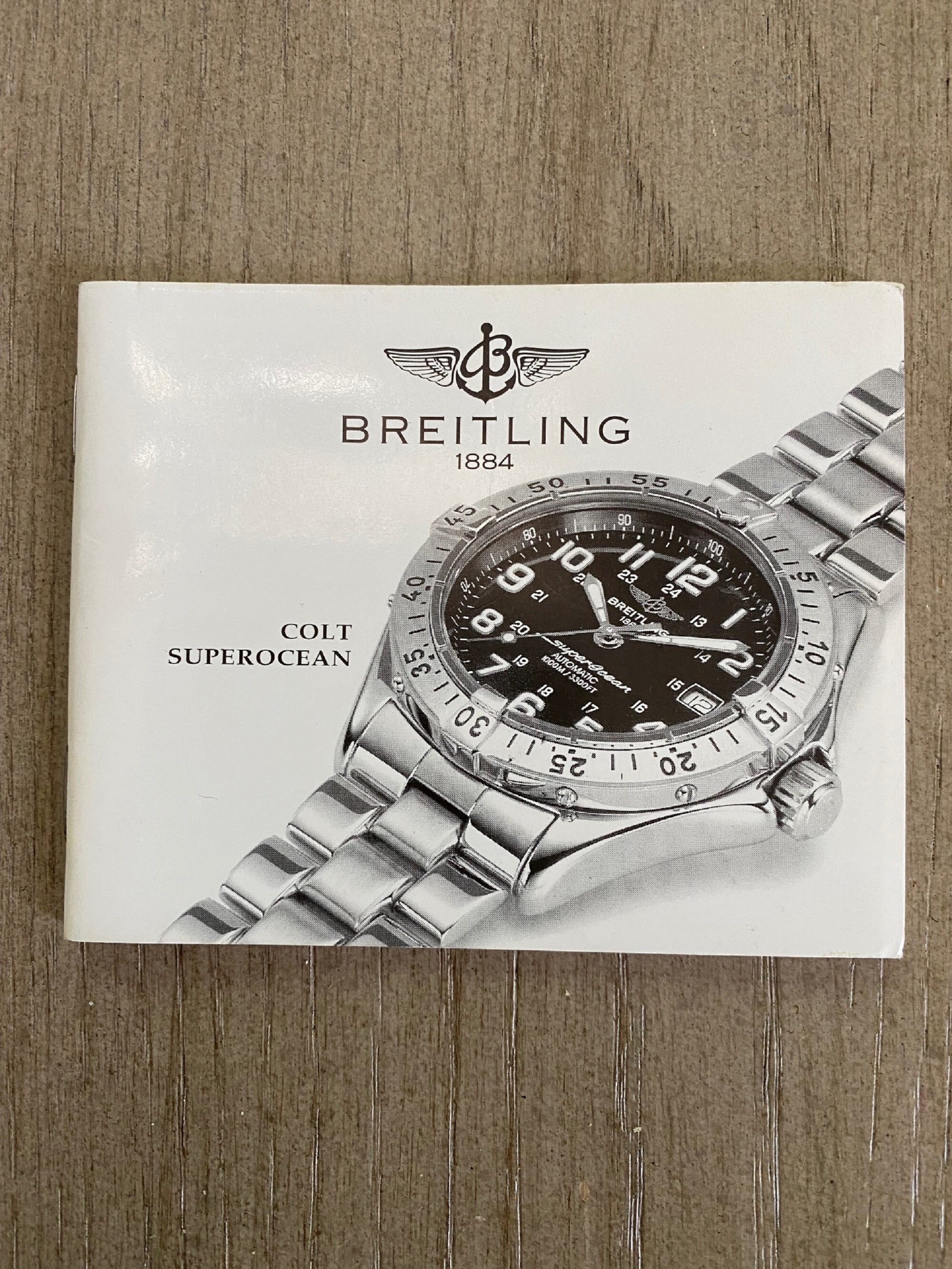 Breitling Colt Superocean Ref. A17040 Mens Diver Automatic Stainless Steel Watch Booklets Etsy Ireland