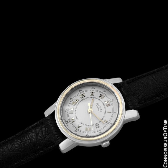 Hermes Carrick Ladies Watch - Stainless Steel & 1… - image 3