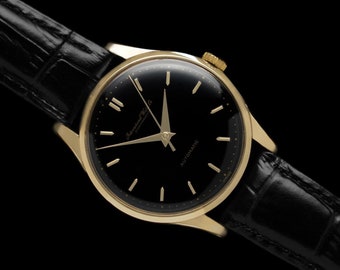 1961 IWC Vintage Mens Watch, Cal. 853 Automatic - 18K Gold Plated