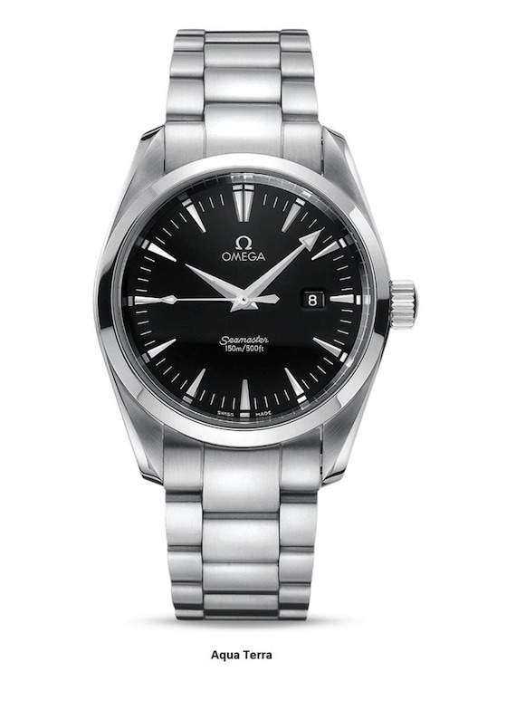 Omega Seamaster Aqua Terra Mens Full Size 39mm Wa… - image 8