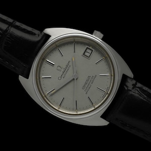 1973 Omega Constellation &quot;C&quot; Chronometer Vintage Mens Calendar Date Watch - Stainless Steel